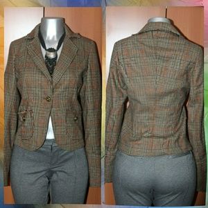 Women's Fall Blazer | Brown Blazer Size Medium